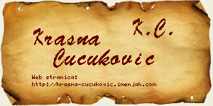 Krasna Čučuković vizit kartica